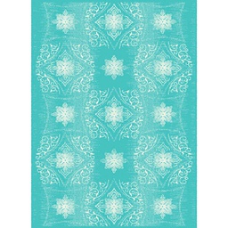NOUR 95310 (Rectangular, 200X275, BLEU CYAN)