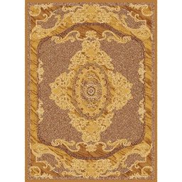 MELODIE 8661E (Rectangular, 190X275, MARRON MIEL_CREME)
