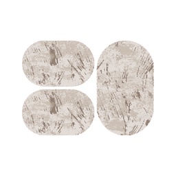 MADRID 93110 (Ovale, ( O 80X130 + 2O 65X100 ), ECRU SHRINK_BRONZE)