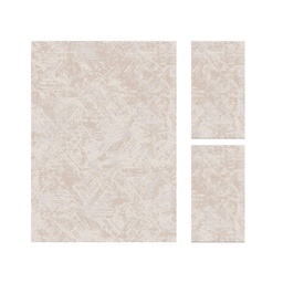 MADRID 93090 (Rectangular, ( T 160X220 + 2T 60X110 ), ECRU SHRINK - IVOIRE)