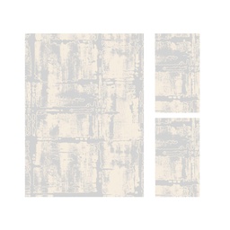 DUBAI 94592 (Rectangulaire, ( T 160X220 + 2T 60X110 ), GRIS CLAIRE)