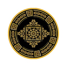 RUBIS 1728A (Round, 120X120, MULTI COULEURS, Lamination)