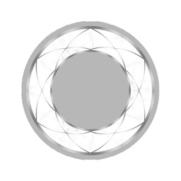 RUBIS 1687A (Round, 120X120, GRIS CLAIRE, Lamination)