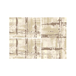 DUBAI 9459Q (Rectangular, ( T 80X130 + 2T 65X100 ), IVOIRE)