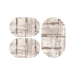 دبي 9459Q (بيضوي, ( O 80X130 + 2O 65X100 ), عاجي)