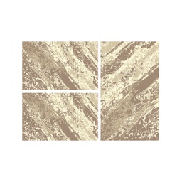 DUBAI 9458Q (Rectangulaire, ( T 80X130 + 2T 65X100 ), MARRON BRONZE)