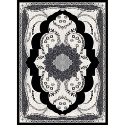 MELODIE 8903C (Rectangulaire, 190X275, NOIRE_GRIS CLAIRE)