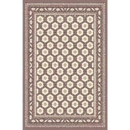 MELODIE 8660D (Rectangular, 190X275, MARRON BRONZE_IVOIRE)