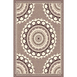 MELODIE 8662D (Rectangular, 190X275, MARRON BRONZE_IVOIRE)