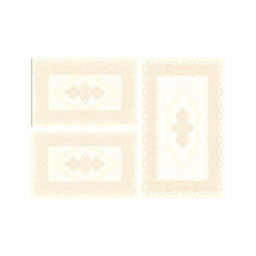 MERSIN 94800 (Rectangulaire, ( T 80X130 + 2T 65X100 ), CREME)