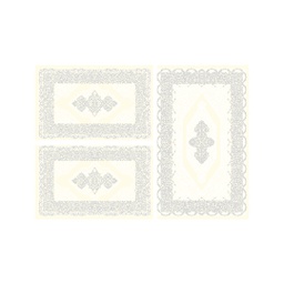 MERSIN 94800 (Rectangular, ( T 80X130 + 2T 65X100 ), GRIS CLAIRE)