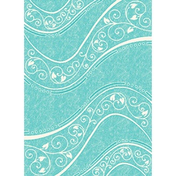 NOUR 96590 (Rectangular, 200X275, BLEU CYAN)