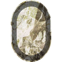 RUBIS 1567A (Oval, 160X220, MULTI COULEURS, Lamination)