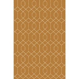 MELODIE 9795B (Rectangulaire, 190X350, MARRON MIEL_CREME)