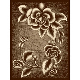 NOUR 6077B (Rectangular, 200X150, MARRON CAFE)