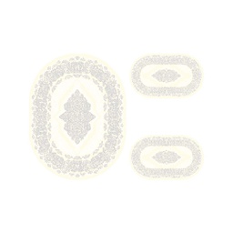 MERSIN 94800 (Ovale, ( O 100X130 + 2O 60X100 ), GRIS CLAIRE)