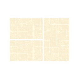 ANKARA 98471 (Rectangulaire, ( T 80X130 + 2T 65X100 ), CREME)