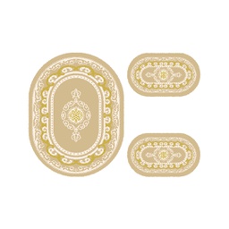 PLAZA 92380 (Oval, ( O 100X130 + 2O 60X100 ), BEIGE)