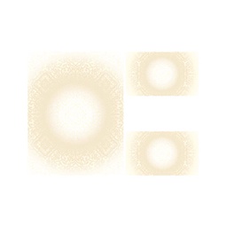 MERSIN 94870 (Rectangular, ( T 100X130 + 2T 60X100 ), CREME)