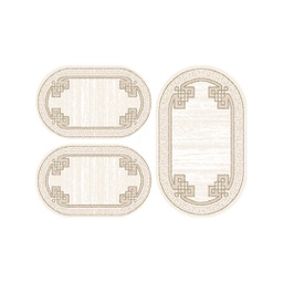 BRAGA 98730 (Oval, ( O 80X130 + 2O 65X100 ), ECRU)