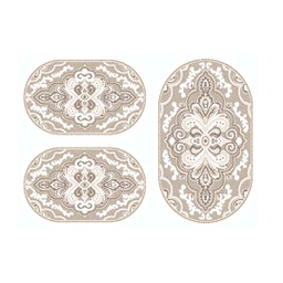 BRAGA 95660 (Oval, ( O 80X130 + 2O 65X100 ), BLANC)