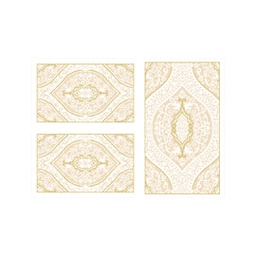 BRAGA 95653 (Rectangulaire, ( T 80X130 + 2T 65X100 ), BLANC CASSE)