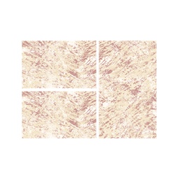 MADRID 93090 (Rectangulaire, ( T 80X130 + 2T 65X100 ), CREME SHRINK_BOIS DE ROSE)