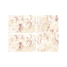 MADRID 93110 (Rectangulaire, ( T 80X130 + 2T 65X100 ), CREME SHRINK_BOIS DE ROSE)