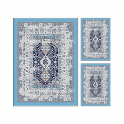 STORY 1857A (Rectangular, ( T 130X180 + 2T 60X90 ), MULTI COULEURS, Lamination)