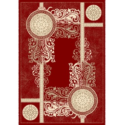 NOUR 53923 (Rectangular, 160X230, BORDEAUX)