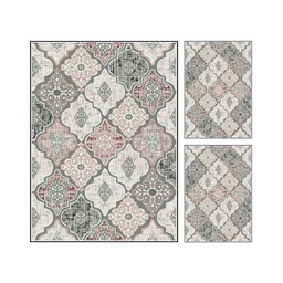 RUBIS 1193A (Rectangular, ( T 130X180 + 2T 60X90 ), MULTI COULEURS, Lamination)
