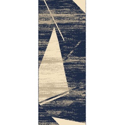 DOHA 90150 (Rouleau, 100X400, BLEU NUIT)