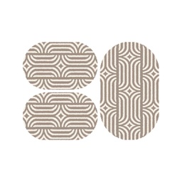 بالاص 96350 (بيضوي, ( O 80X130 + 2O 65X100 ), عاجي)