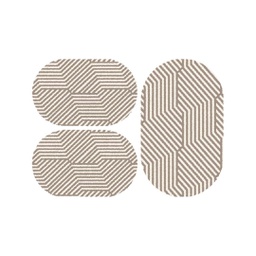 PALACE 97500 (Oval, ( O 80X130 + 2O 65X100 ), IVOIRE)