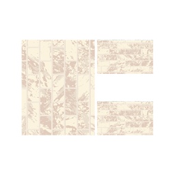 DUBAI 97361 (Rectangular, ( T 100X130 + 2T 60X100 ), MARRON BRONZE)