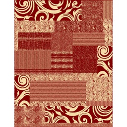 NOUR 50810 (Rectangular, 300X400, BORDEAUX)