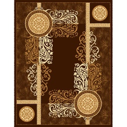 NOUR 53920 (Rectangulaire, 300X400, MARRON CHOCO)