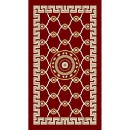 أزهر 98810 (مستطيل, 60X110, أحمر عنابي)