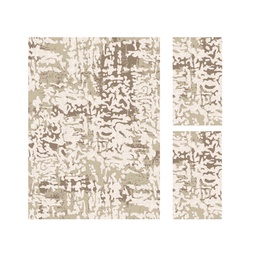 DUBAI 9239Q (Rectangulaire, ( T 160X220 + 2T 60X110 ), IVOIRE)