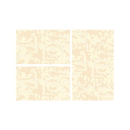 DUBAI 9239L (Rectangulaire, ( T 80X130 + 2T 65X100 ), CREME)