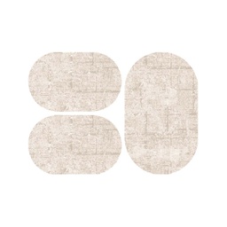 ANKARA 98450 (Oval, ( O 80X130 + 2O 65X100 ), CREME)