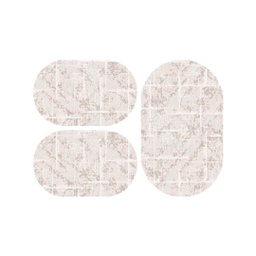 ANKARA 98470 (Ovale, ( O 80X130 + 2O 65X100 ), CREME)