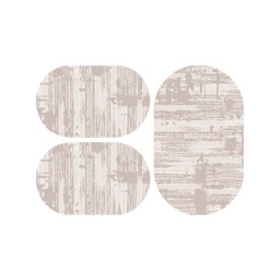 ANKARA 98480 (Ovale, ( O 80X130 + 2O 65X100 ), BEIGE)