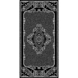 ميلودي 8661B (مستطيل, 190X400, أسود / رمادي فاتح)