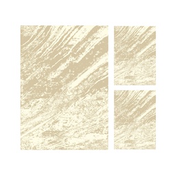DUBAI 9458L (Rectangulaire, ( T 160X220 + 2T 60X110 ), IVOIRE)