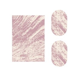 DUBAI 9458L (Various Sets, ( T 155X220 + 2O 90X55 ), BOIS DE ROSE)