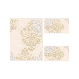 MADRID 93640 (Rectangulaire, ( T 100X130 + 2T 60X100 ), CREME SHRINK_BEIGE)