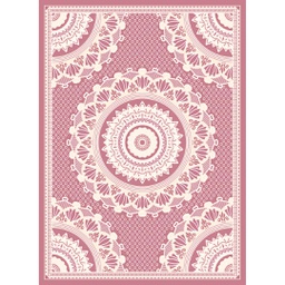 MELODIE 8662A (Rectangular, 190X275, BOIS DE ROSE_IVOIRE)