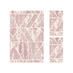 DUBAI 94602 (Rectangulaire, ( T 150X230 + 2T 60X115 ), BOIS DE ROSE)