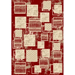 NOUR 96553 (Rectangular, 160X230, BORDEAUX)